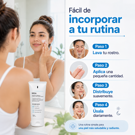 Crema Nida: Piel suave, hidratada y saludable