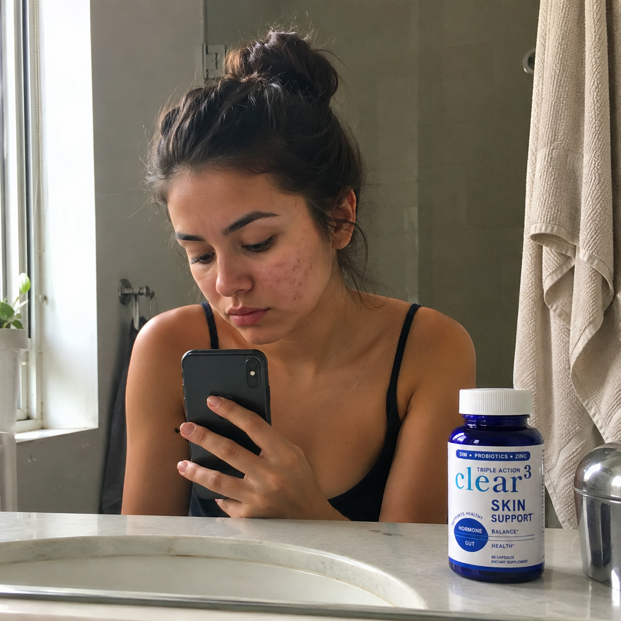 Clear 3 Skin Support: Apoyo integral para una piel saludable.