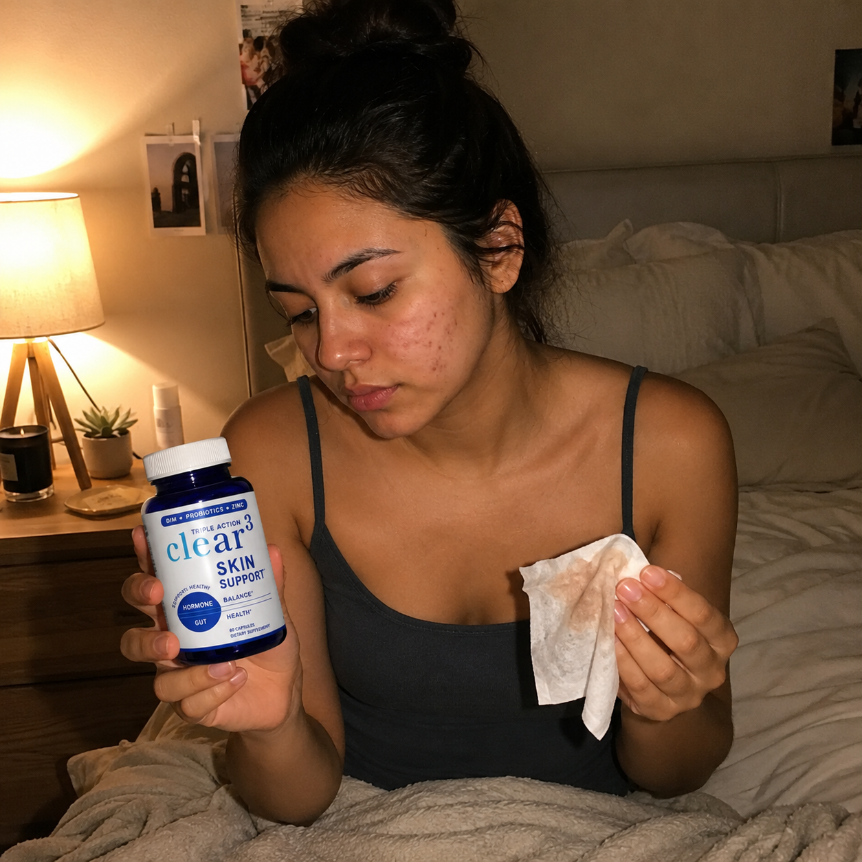Clear 3 Skin Support: Apoyo integral para una piel saludable.