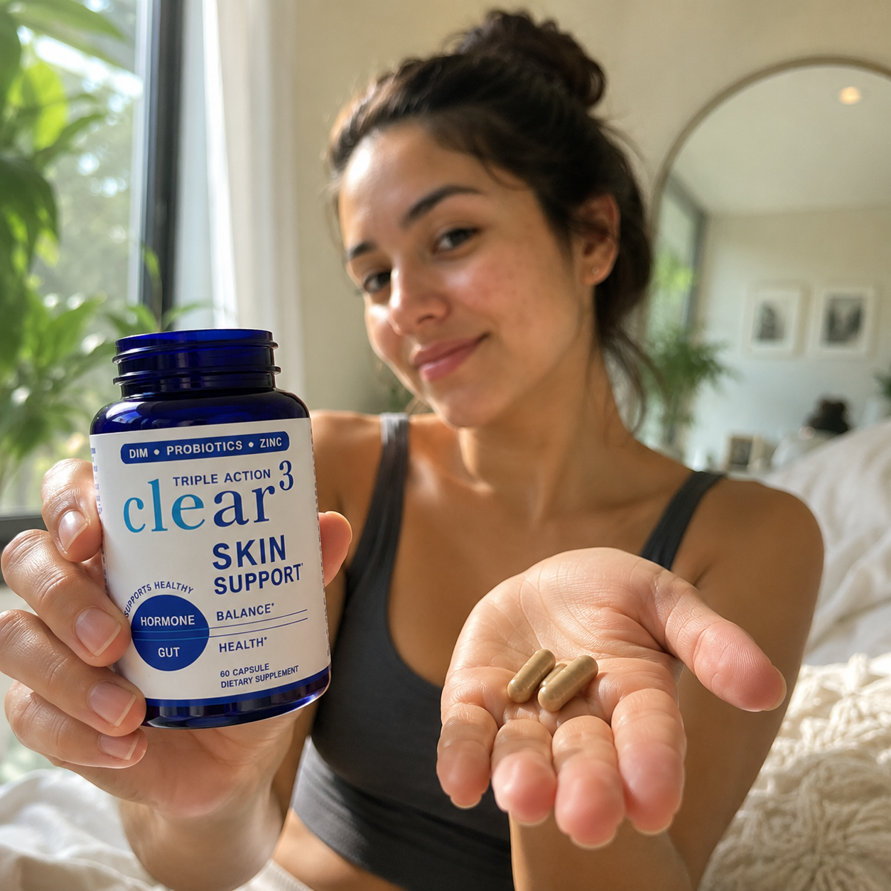 Clear 3 Skin Support: Apoyo integral para una piel saludable.