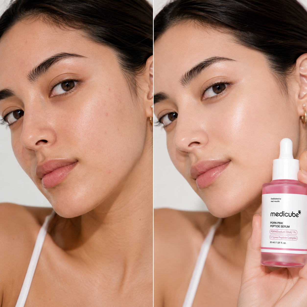 Medicube peptide serum: Luminosidad y firmeza en cada gota.