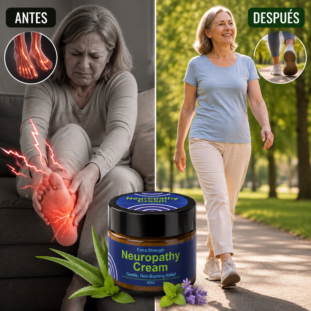 Neuropathy Cream: Comodidad diaria para tus pies
