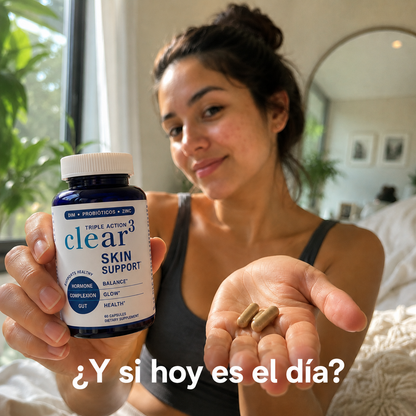 Clear 3 Skin Support: Apoyo integral para una piel saludable.