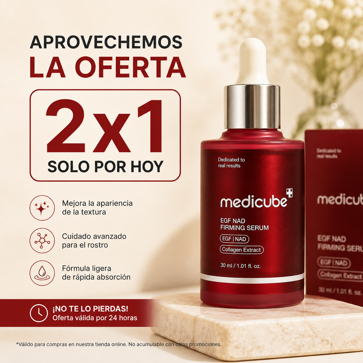 Medicube Egf Nad: Menos flacidez, más luz en tu piel