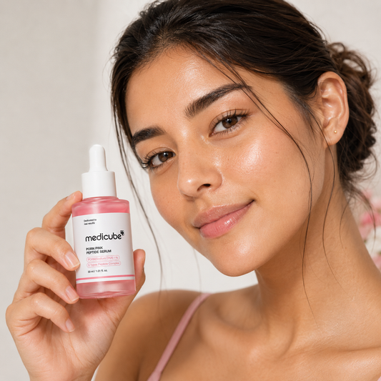 Medicube peptide serum: Luminosidad y firmeza en cada gota.
