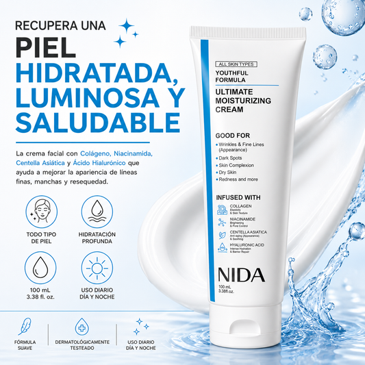 Crema Nida: Piel suave, hidratada y saludable