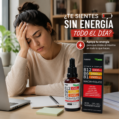 Vitamin B complex: Energia y enfoque diario