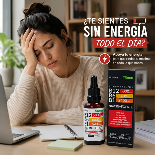 Vitamin B complex: Energia y enfoque diario