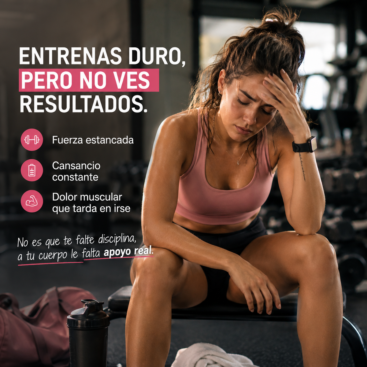 Creatine Monohydrate For Women: Fuerza que se nota, confianza que crece.